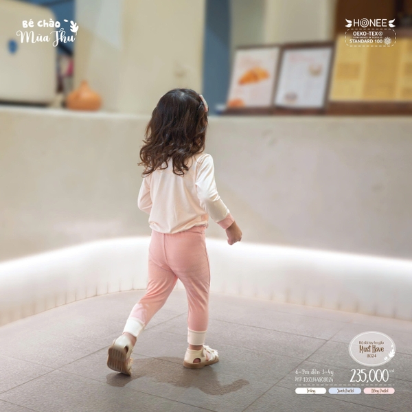 Bộ dài tay bo gấu Must Have Honee 8024