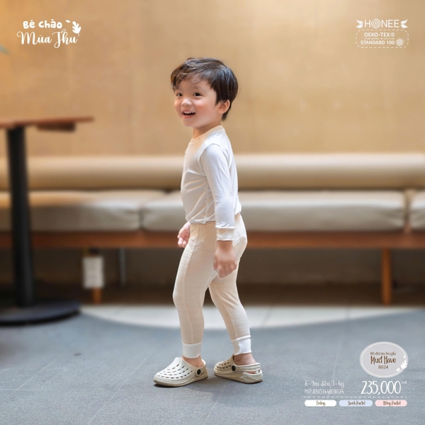 Bộ dài tay bo gấu Must Have Honee 8024