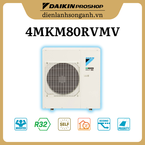 Dàn nóng Daikin Multi NX Inverter 3.0HP 4MKM80RVMV