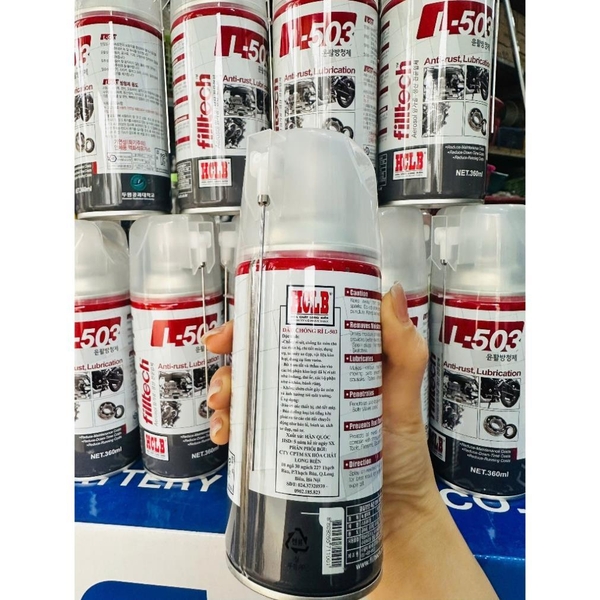 Dầu chống rỉ bôi trơn Hàn Quốc filltech L503 ( RP7 hàn quốc)