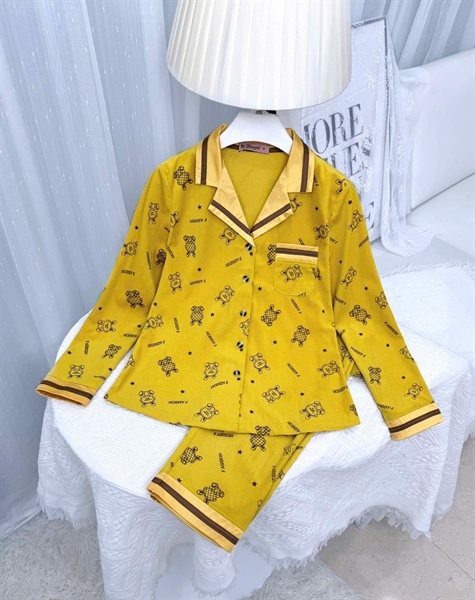 Y615C Nhung tuyết tay dài VÀNG con thỏ cổ PJM