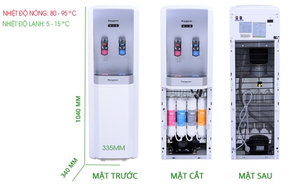 Máy lọc nước nóng lạnh UF Kangaroo KG47