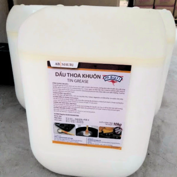 Dầu thoa khuôn Mauri can 10kg - {{store}}