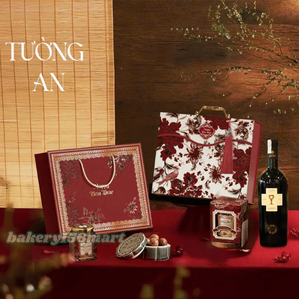 Hộp Đựng Quà Tết 2026 Siêu Sang  [TƯỜNG AN ] - Hộp trống không kèm quà  {{store}}
