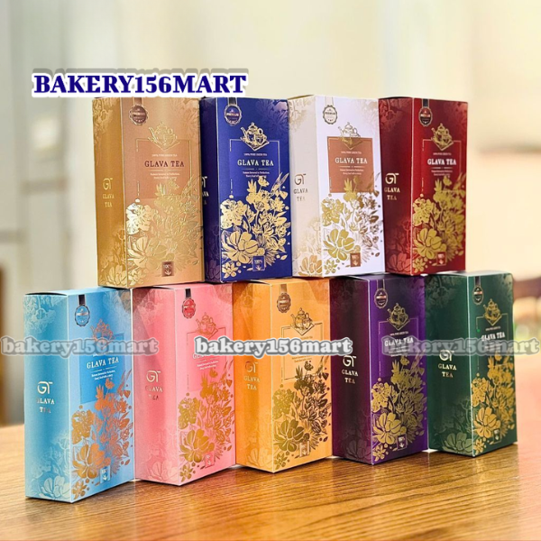 Vỏ đựng trà Ép Kim Full GLAVA TEA– Mẫu mới |  Làm Giỏ Quà Tết Cao Cấp, Decor Tết 2026 -  {{store}}
