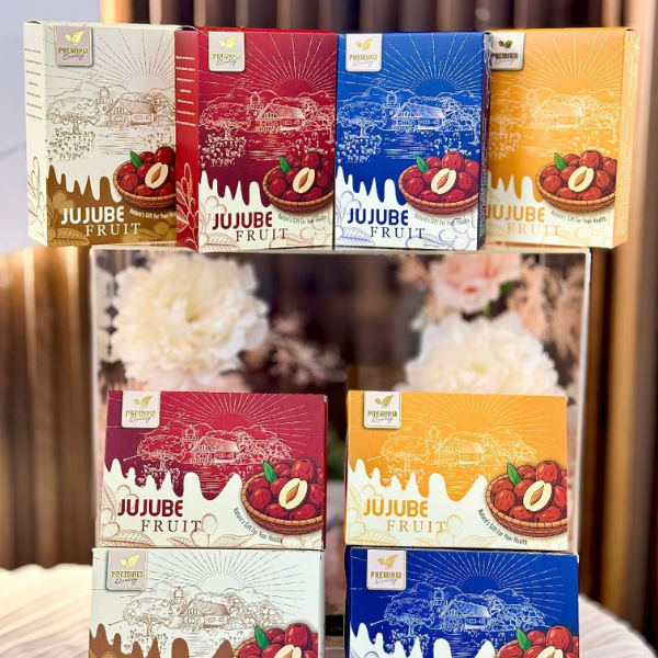 Vỏ Hộp Táo Đỏ Trang Trí Giỏ Quà Tết 2026 [JUJUBE FRUIT]-  {{store}}