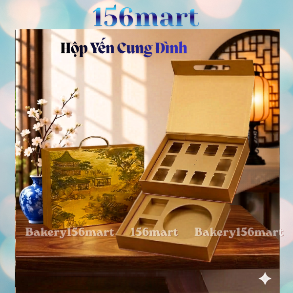 Hộp đựng quà tết / trung thu cứng cao cấp - Hộp đựng yến sào - Đựng trà làm quà tặng - CUNG ĐÌNH ÁNH KIM