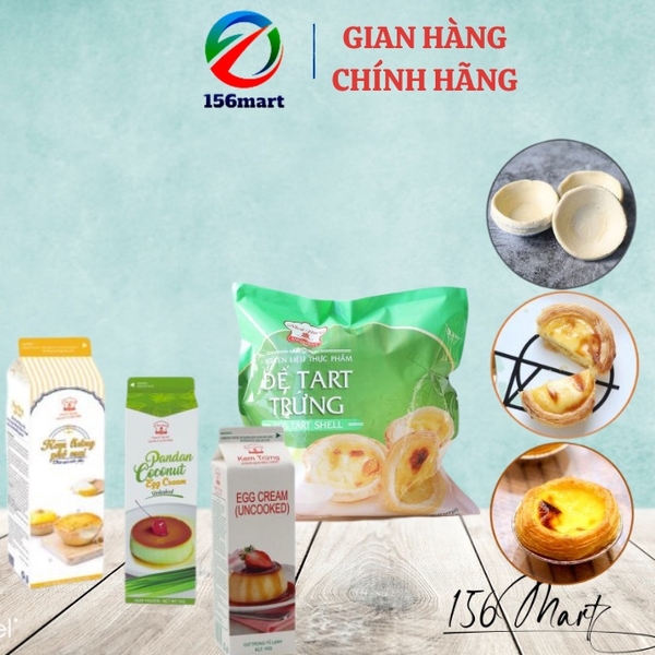 COMBO 30 Đế TART VÀ KEM PHÔ MAI TRỨNG