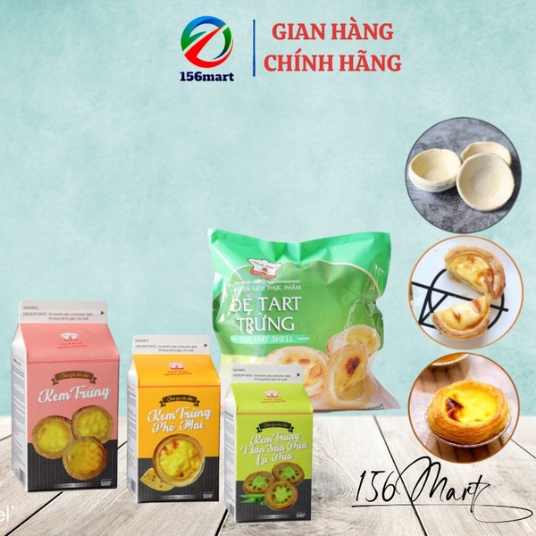ĐẾ TART VÀ KEM PHÔ MAI , KEMTRỨNG