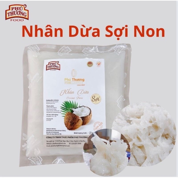 Nhân dừa sợi non Phú Thương