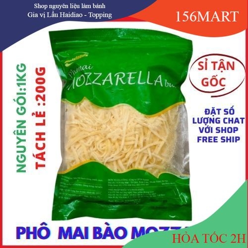 Phô mai sợi  MOZZARELLA bào sợi 