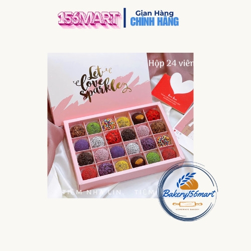 FULL BỘ TÚI HỘP TAG VALENTINE (CHƯA KÈM THIỆP) ĐỰNG SOCOLA/CHOCOLATE  9, 12, 16 & 24 VIÊN