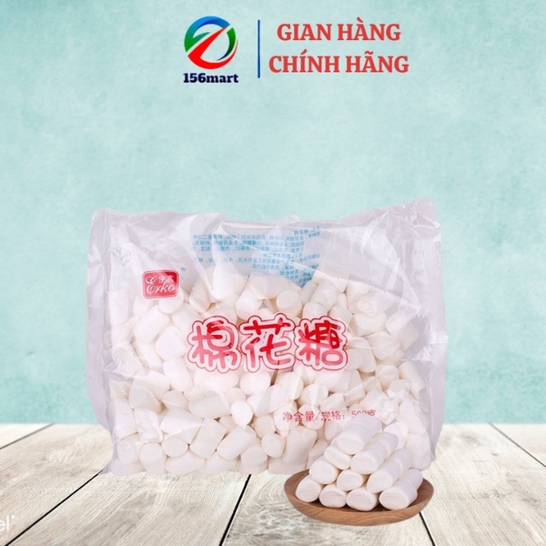 Kẹo xốp Marshmallow Erko dẻo xốp thơm ngon (250g & 500g)