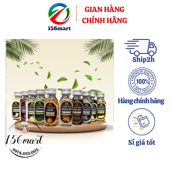 TINH HƯƠNG VANI THÁI LAN, NHIỀU VỊ 30Ml