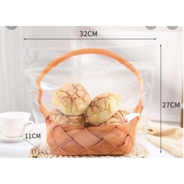 TÚI ZIP  LỚN ĐỰNG ĐƯỢC 1kg kẹo -500gr bánh