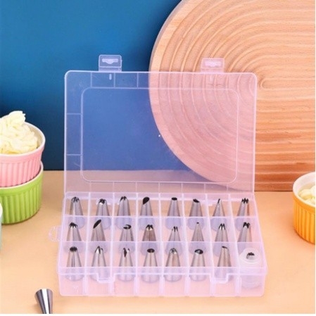 Set 24 đui bắt bông kem