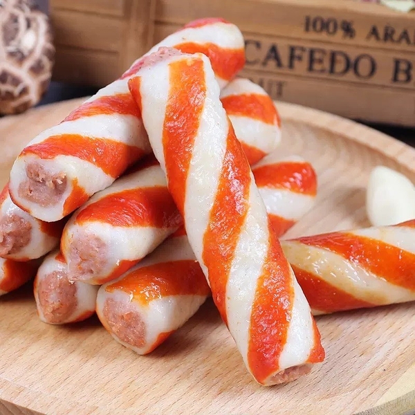 Viên hoa dài - cá viên chiên, thả lẩu Trung Hoa
