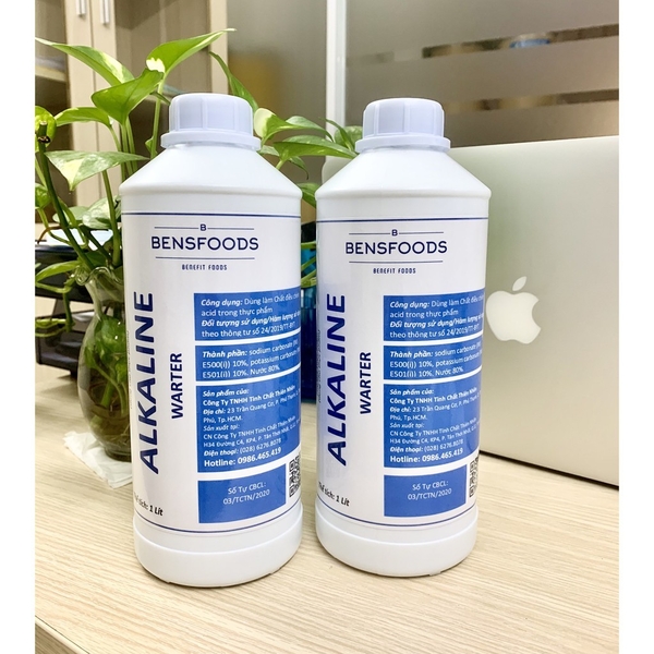 NƯỚC TRO TÀU (ALKALINE WARTER) -bensfoods 1lít - 5 lít