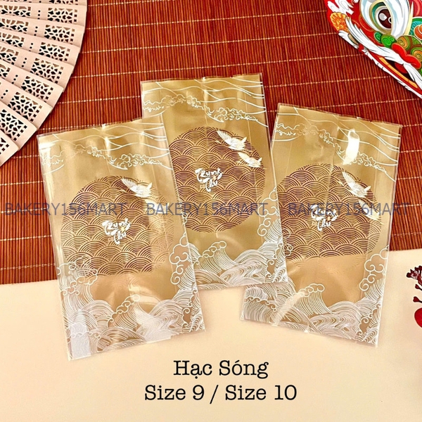 100 Túi Trung Thu Hàn Miệng Hạc Sóng Đựng Bánh 150gr - 250gr