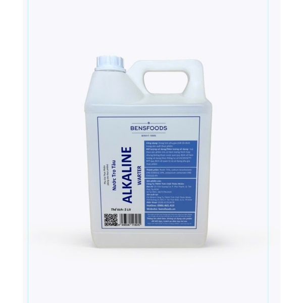NƯỚC TRO TÀU (ALKALINE WARTER) -bensfoods 1lít - 5 lít