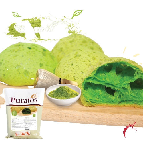 Bột Trộn Sẵn Bánh Mì Mochi Trà Xanh Puratos Grand-Place VN -156mart