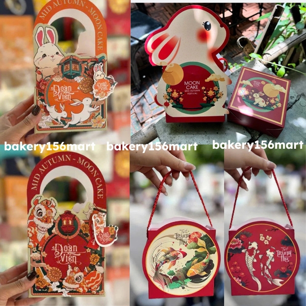 Set 5-10 Hộp trung thu 1-2 bánh