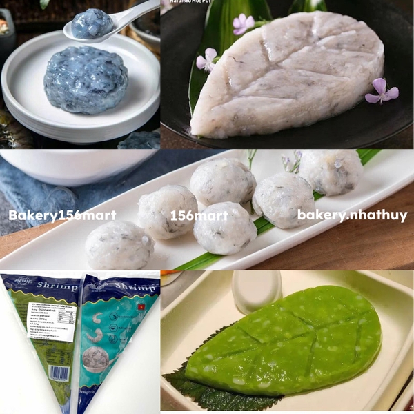 Tôm Phỉ Thúy  Haidilao / Paste Tôm Hình lá - Chả tôm giã tay phô mai