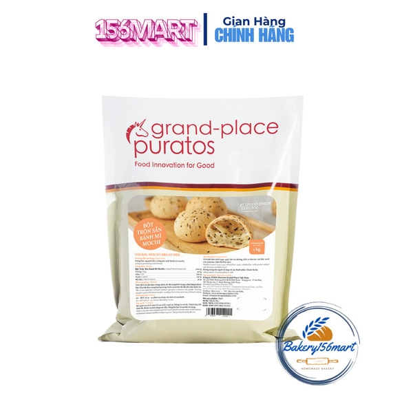 Bột Trộn Sẵn Bánh Mì Mochi Puratos Grand-Place VN-1 Kg-4017985