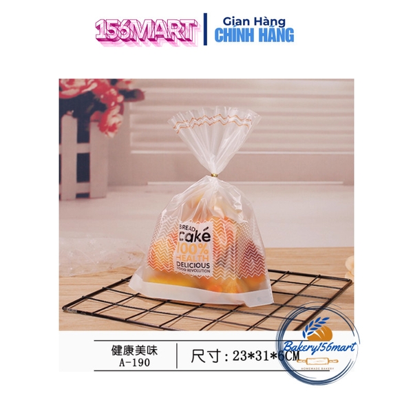 100 Túi Đựng Bánh Mì Sanwhich Kèm Kẽm Buộc