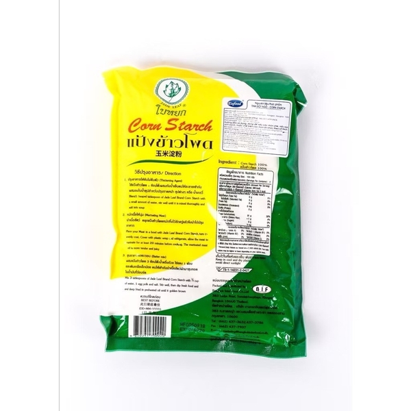 Tinh Bột bắp, bột ngô Thái Lan gói 400gr - Nhập khẩu chính hãng hiệu Jade Leaf