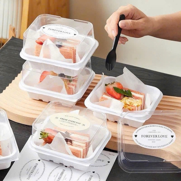 50 Muỗng Nĩa Nhựa Ăn Bánh Kem, Bánh Bông Lan Siêu Xinh