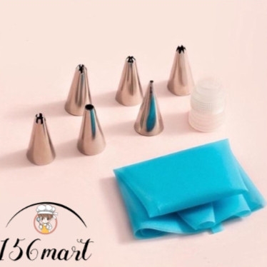 Sét 6 đui bắt kem túi và chốt/ Set 7 đui hoa tuplip