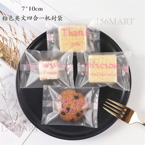 Túi kẹo 4x9cm , túi bánh cooki 7x10cm đựng bánh qui, đựng kẹo