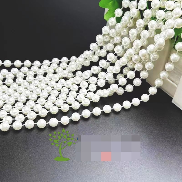 1M 1 Mét Dây chuỗi ngọc trai trang trí set tài lộc, phụ kiện trang trí Tết tháp bánh tháp nước