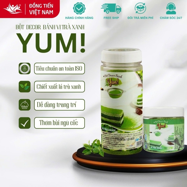 Bột Rắc Yum! Trang Trí Bánh Sinh Nhật, Bánh Donut Lọ 100G/300G 10 Vị - 156mart