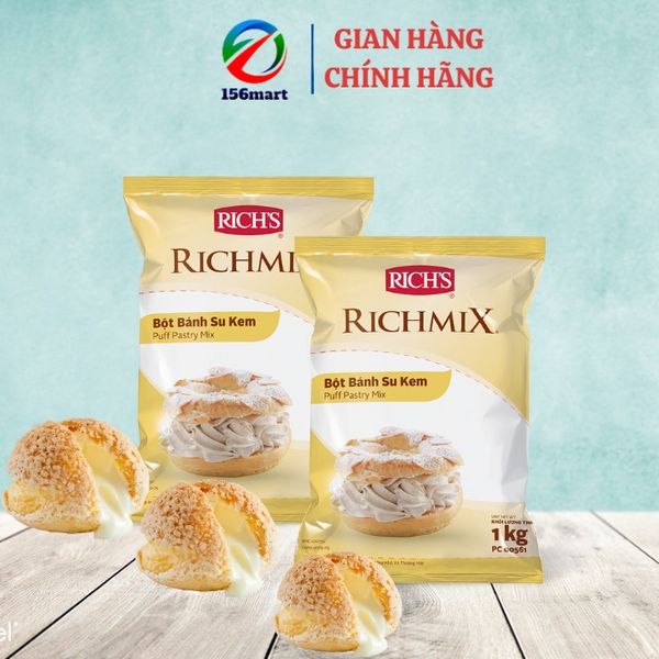 Bột trộn sẵn vỏ su kem Rich