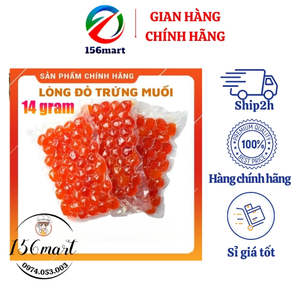 Lòng đỏ trứng muối 12g - 14g