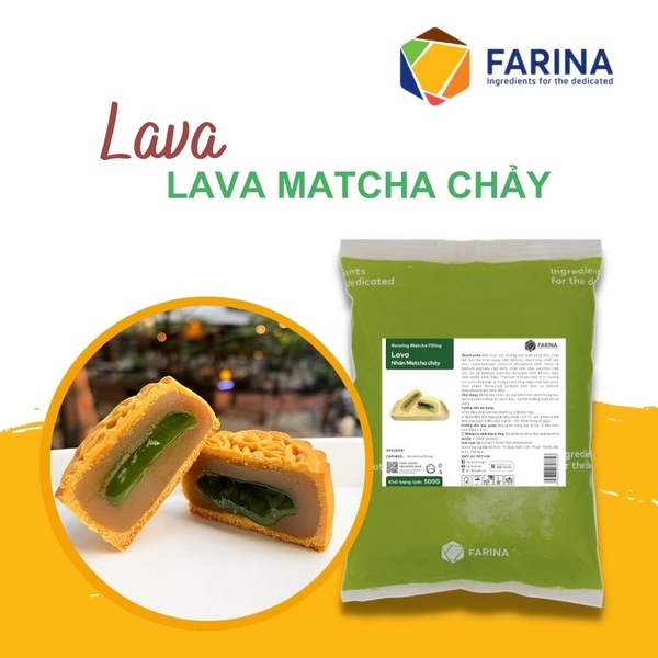 Nhân Lava Trứng Muối Chảy Farina/ Lava Matcha / Lava Socola 500g