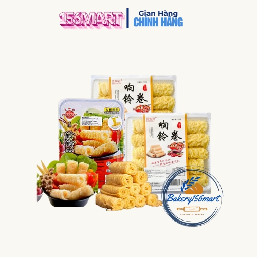 Hủ trúc cuộn Ring Roll trong Haidilao - Tàu hủ ky cuộn nhúng thả lẩu Haidilao