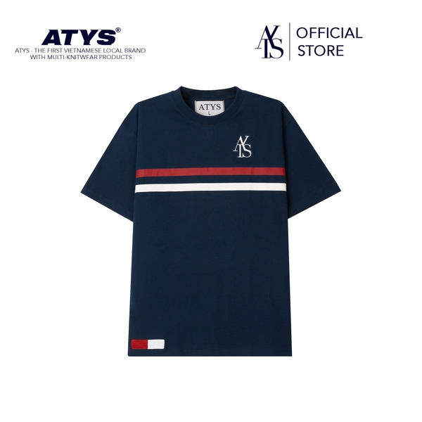 𝐀𝐓𝐘𝐒® 𝟐-𝐋𝐈𝐍𝐄 𝐓-𝐒𝐇𝐈𝐑𝐓 (Navy)