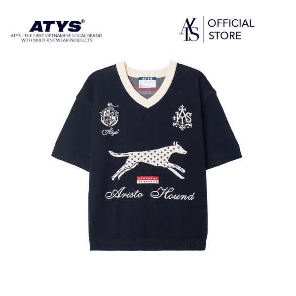 ATYS® AETHER HOUND V-NECK KNIT T-SHIRT