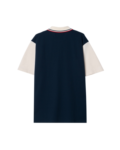 ATYS® CONTRAST SLEEVE CREST POLO