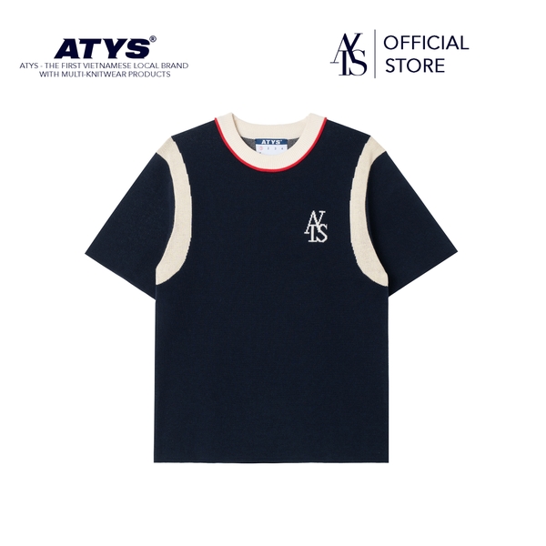 ATYS® CONTOUR STRIPE KNIT TEE