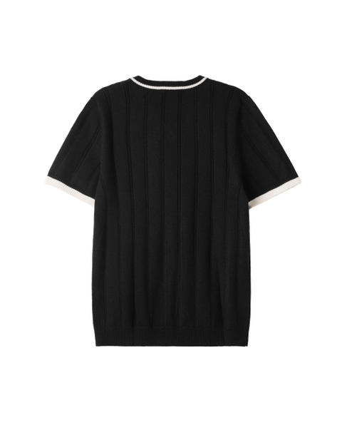 ATYS® EQUESTRIAN V-NECK  KNIT T-SHIRT