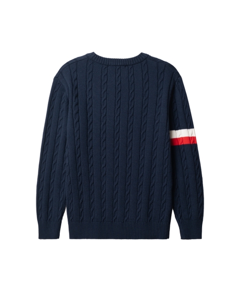 ATYS® TRICOLOR TWIST KNIT SWEATER