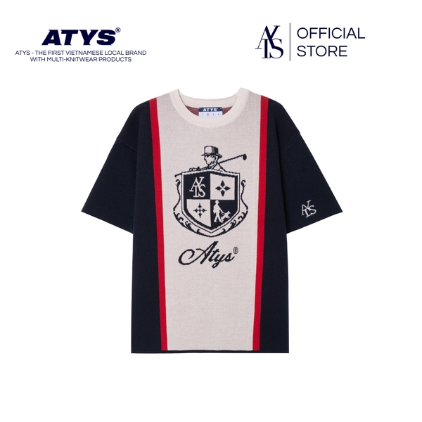ATYS® HERITAGE CREST KNIT COTTON T-SHIRT