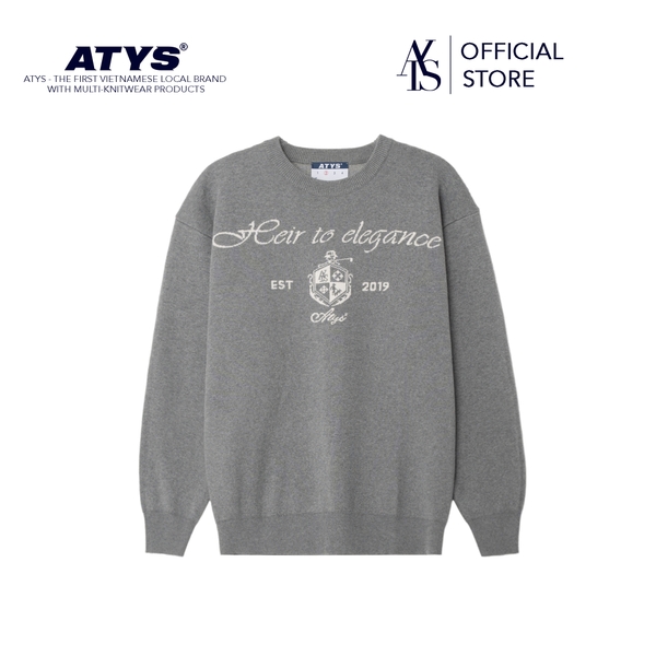 ATYS® HEIRLOOM KNIT SWEATER (Xám)