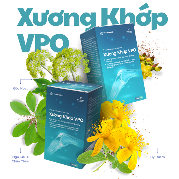 Xương Khớp VPO - Thực phẩm hỗ trợ mạnh gân, cơ, khớp