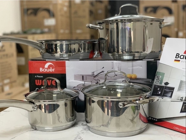 Bộ nồi Bauer Wave 4 món