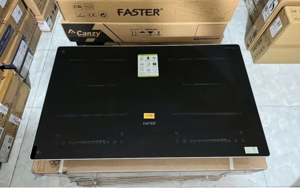 Bếp từ đôi Faster 636i| sôi liu diu| công nghệ inverter tiết kiệm điện